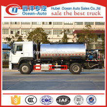 China heay deber sinotruck howo camión cisterna de asfalto calentado con unidad de mano izquierda y RHD